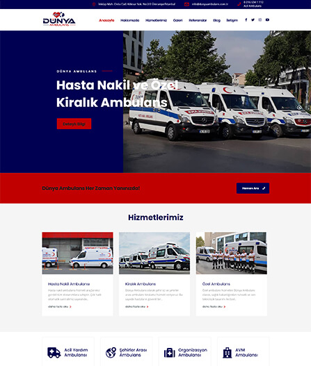 ambulans web sitesi