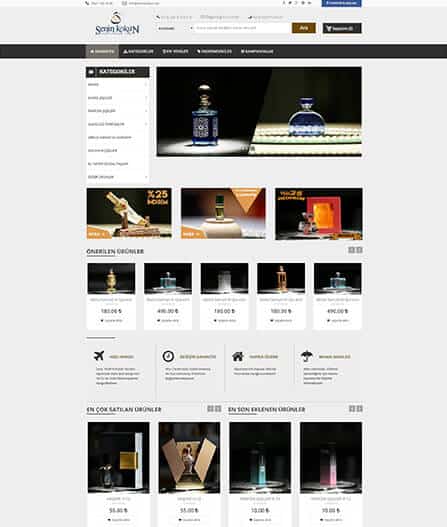 parfümcü web tasarım